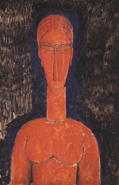 Amedeo Modigliani Red Bust (mk39) France oil painting art